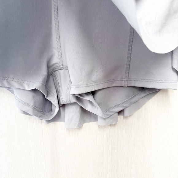 NWOT Zenana Gray Ruffle Tennis Skirt, Size Small - Picture 3 of 10